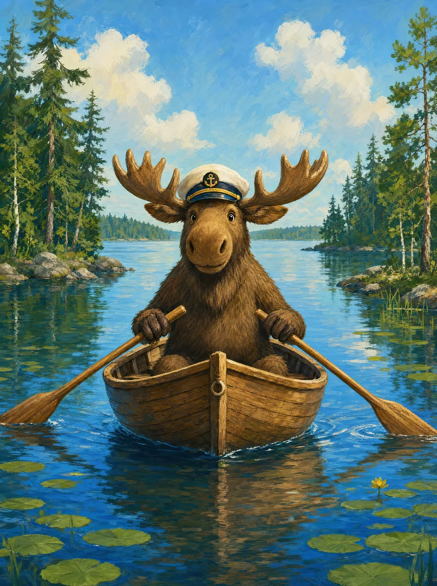 Hirvi, lastenkirja